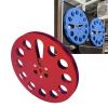7 x 1/4 Empty Take Up Reel to Reel Hub, Aluminum Alloy 1/4 7 Inch 11 Holes Empty Tape Reel for Recording Open Reel Sound Tape Empty Disc Open Reel Machine (Red) view 4