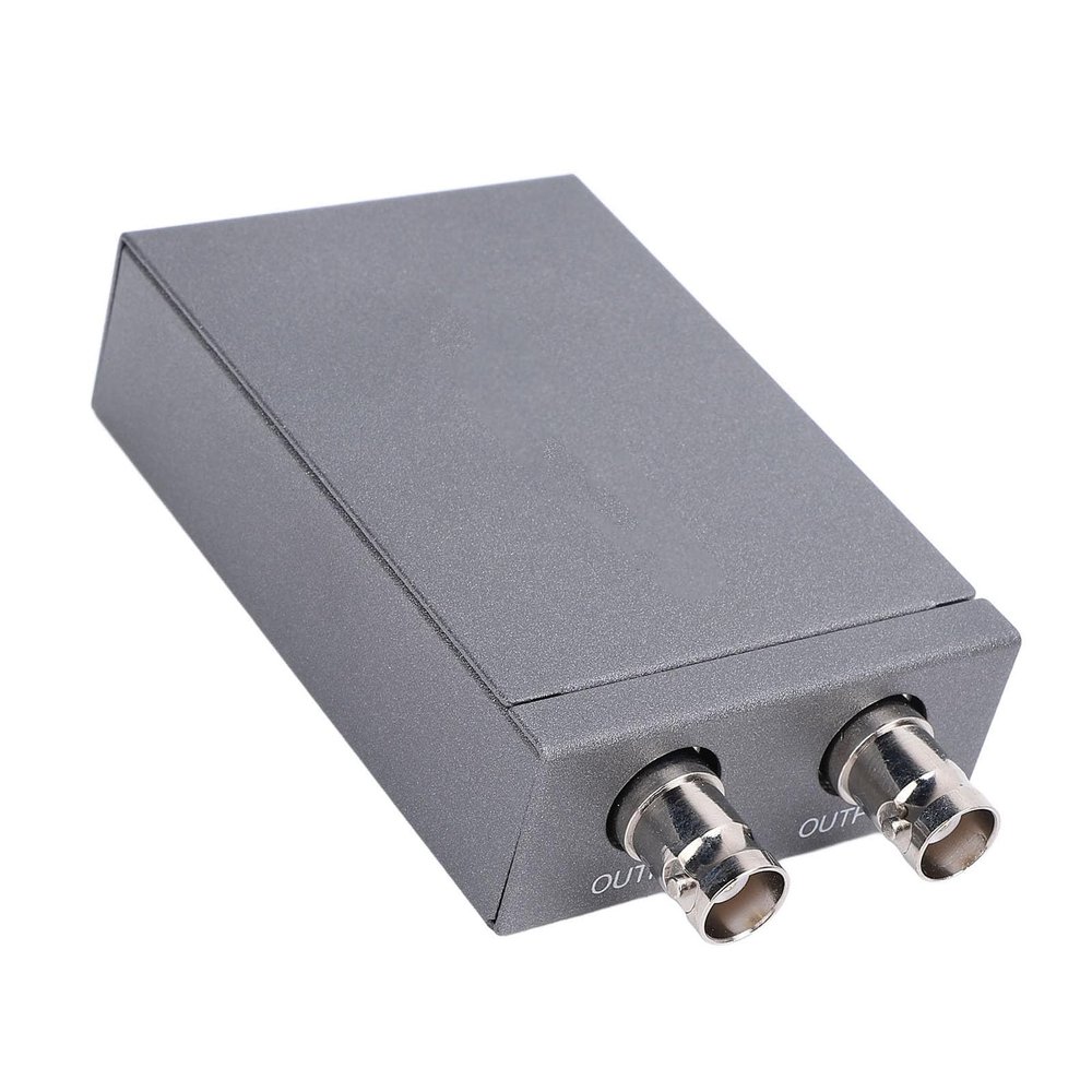 4K HDMI to AHD Converter 1 in 2 Out, 1080P HDMI to AHD Adapter Coaxial Conversion Loop Out for HD CCTV Outdoor Home Camera System, AHD DVR NVR Recorder