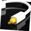 SECFOU Optical Audio Splitter Fiber Optic Converter for Audio Adapter 1x2 Output view 2