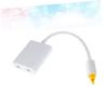 SECFOU Optical Audio Splitter Fiber Optic Converter for Audio Adapter 1x2 Output view 3