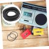 PHENOFICE 20pcs Sturdy Rubber Tape Recorder Belt Cassette Player Belt Replacement Cassette Machine view 3