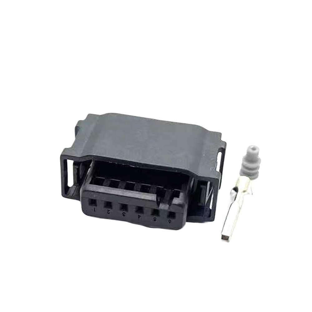 ARETV 1/5/10/20/50 Sets 6 Pin 872-665-001 Waterproof Connector For Radar Sensor Reversing Radar Electric Eye Blind Spot Module(1 set)