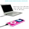 MP3 Player, Hotechs MP3 Music Player with 32GB Memory SD Card Slim Classic Digital LCD 1.82'' Screen Mini USB Port with FM Radio, Voice Record (Pink) view 3
