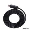 ACGTUY USB to 8-pin M/i/ni Din RS232 Serial Communication Cable Compatible with The LS XGB XBM XBC PLC to PC Control Download Cable view 2