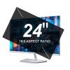 TYLGDSGS 24 Inch Computer Privacy Screen Filter 21.37InX11.88In - Anti Glare - Anti Blue Light Screen Protector Film, Removable Anti Spy Data Confidentiality Privacy Shield, 16:9 Widescreen Monitor view 1