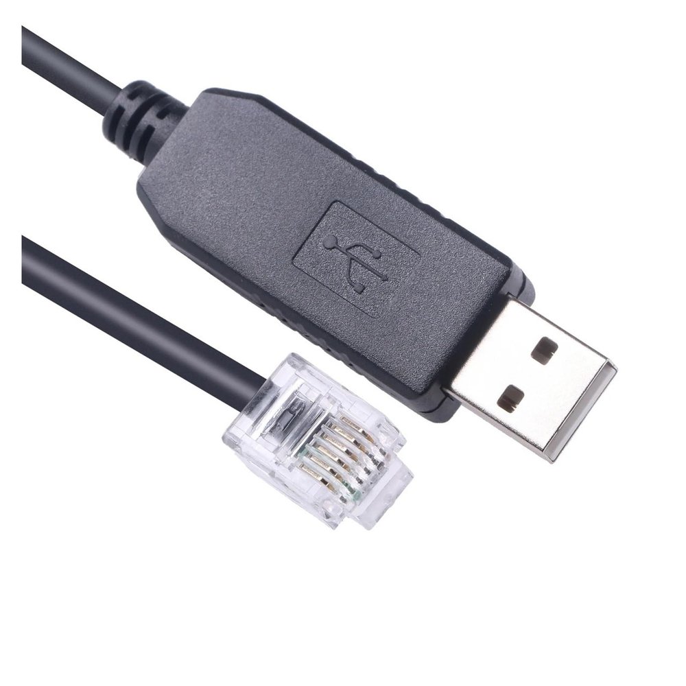 ACGTUY Meade LX200 Telescopes Upgrade Control Console Cable F/;TD/;1 USB to RS232 6P4C RJ11 RJ12 Cable Compatible with The Meade LX200 AUTOSTAR(3M)