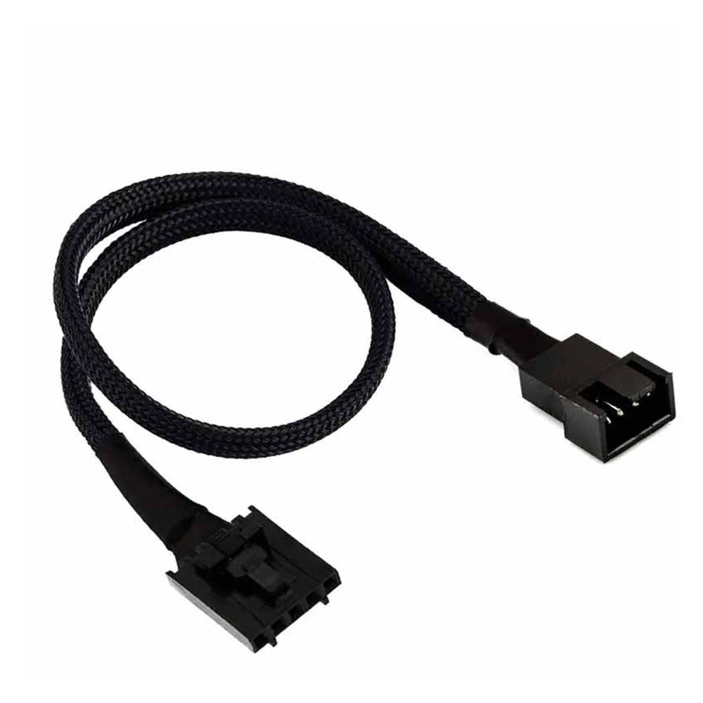 Chunsu 5pin Female to 4pin PWM Fan Adapter Cable for Moterboards 20cm 1007 22AWG Wire(Sleeved)