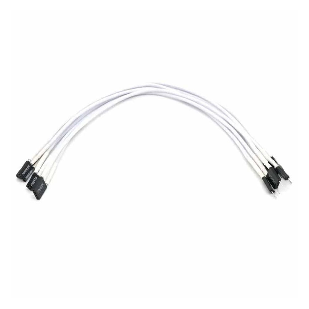 Chunsu Front Panel +P, P, Reset, Power SW, HDD, Speaker PC Motherboard Boot Cable Single Sleeved Extension Cable Kit-30cm(1)