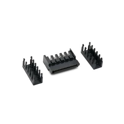 Chunsu Crimped SATA 15pin Female Power Housing Connector Plastic Shell for PC Computer ATX Hard Disk Power-10pcs(90 Degree Cap)