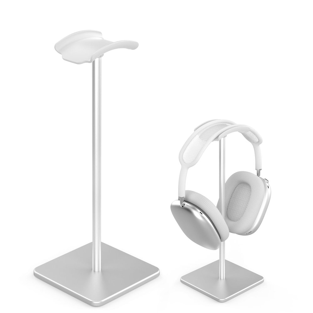 Ahonnpely Headphone Stand for Desk - Headset Stand with Aluminum Hanger, Headphone Holder for AirPods Max, Sony, Bose, Beats and More (White)