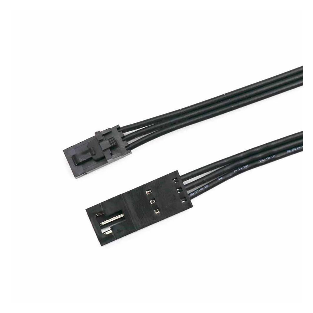 Chunsu RGB Fan Hub Lighting Node Extension Cable HD LL120 140 QL 3Pin to 4Pin Converter Adapter Cables -50cm(3p Extension)