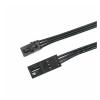 Chunsu RGB Fan Hub Lighting Node Extension Cable HD LL120 140 QL 3Pin to 4Pin Converter Adapter Cables -50cm(3p Extension) view 1