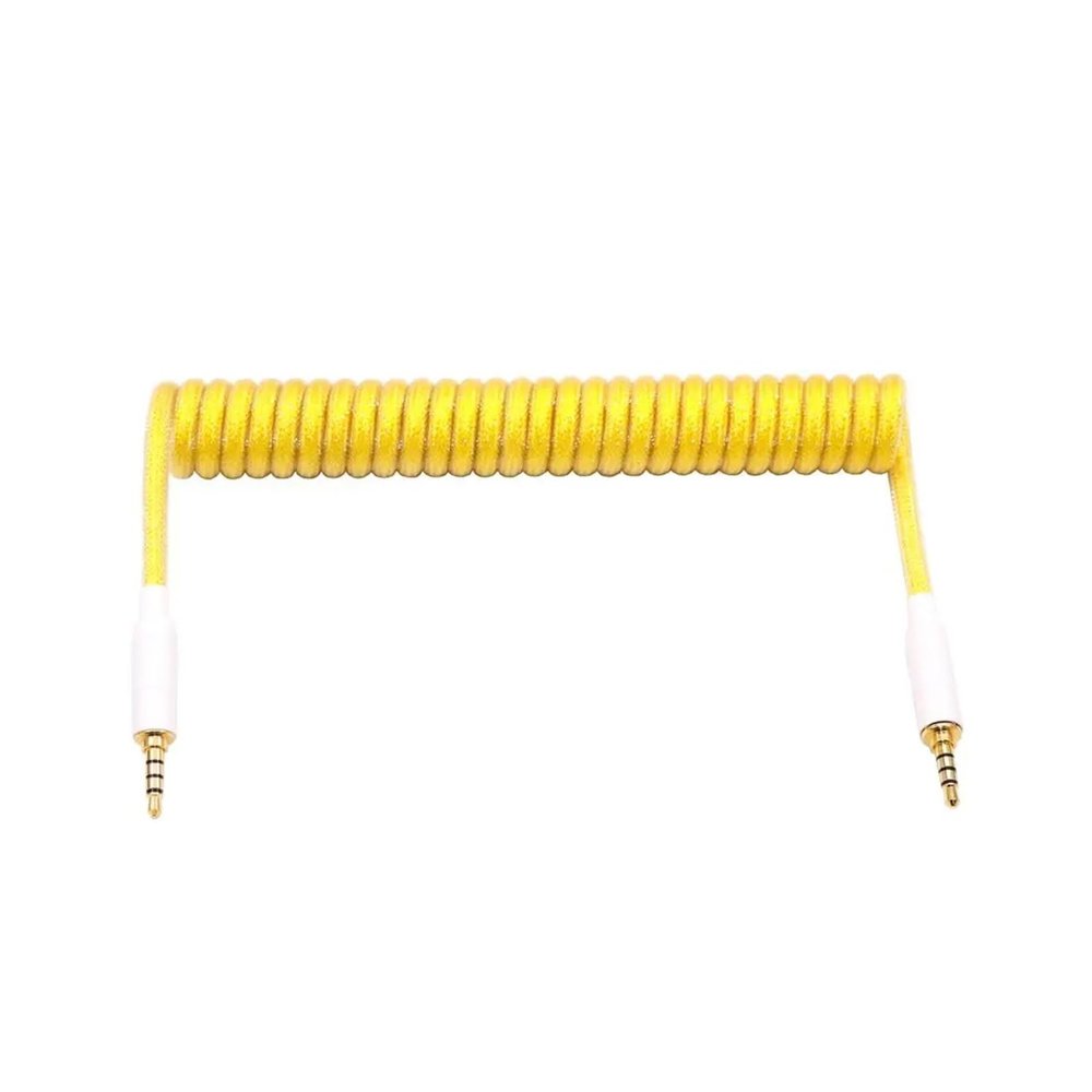 Chunsu Sofle Keyboard Cable Coiled TRRS Handmake Split Data Cables Dopamine Mechanical Keyboard Sofle Data Cable Transfer(22)