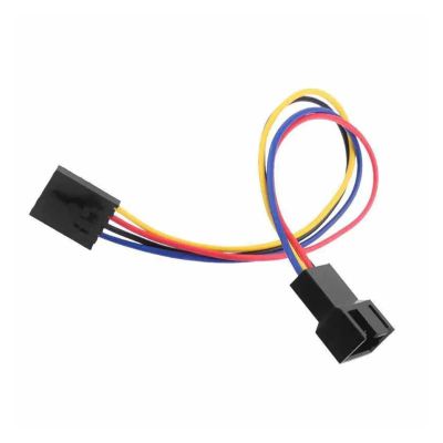 Chunsu 5pin Female to 4pin PWM Fan Adapter Cable for Moterboards 20cm 1007 22AWG Wire(No Sleeve)