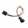 Chunsu 5pin Female to 4pin PWM Fan Adapter Cable for Moterboards 20cm 1007 22AWG Wire(No Sleeve) view 1