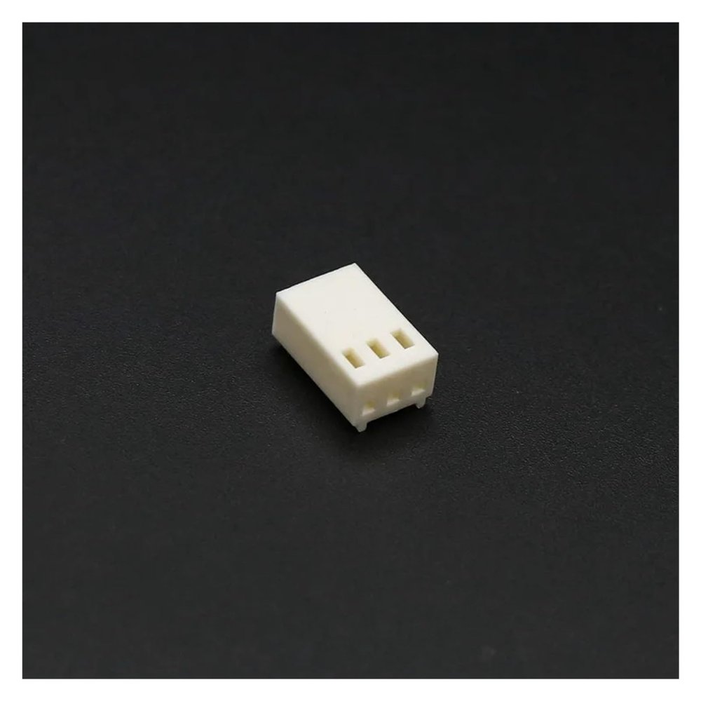 Chunsu Computer 3Pin Fan Male Female Connector Housing Computer Fan Housing-10 Sets(with pins,White 3pin Set)