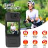 GOWENIC Portable Camera Video Recorder, 4K HD Video Camera with 1.54 Screen, Movement Detection, Loop Recording, 180 Rotatable Lens for Home, Outdoor, Law Enforcement, Security Guard view 2