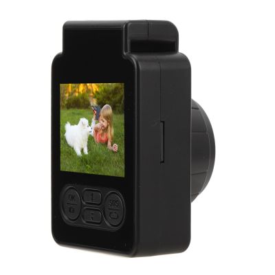 Small Action Camera, Pet Camera with 1.5 Inch Screen and 120 Wide Angle 2k 1080P Sports Cameras with 180 Minute Recording Time