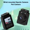 Small Action Camera, Pet Camera with 1.5 Inch Screen and 120 Wide Angle 2k 1080P Sports Cameras with 180 Minute Recording Time view 2