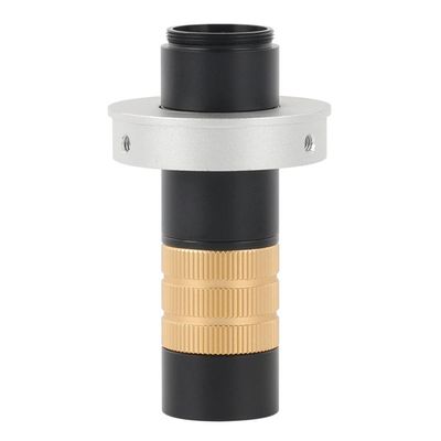 Lab Microscope Accessories Industrial Electronic Digital Video Microscope Camera Adjustable 80X - 200X Zoom CS C Mount Lens(50mm)
