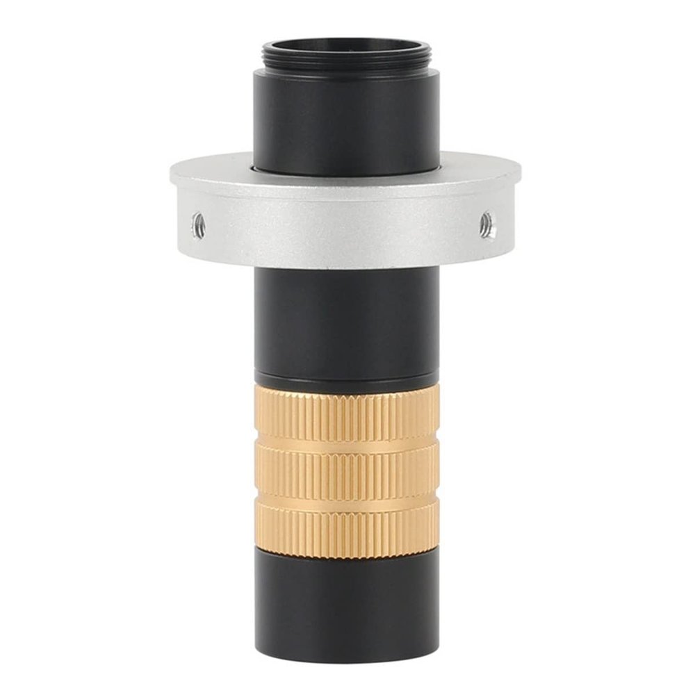 Lab Microscope Accessories Industrial Electronic Digital Video Microscope Camera Adjustable 80X - 200X Zoom CS C Mount Lens(50mm)