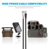 JLY DC Power 5.5mm x 2.1mm Barrel Male Plug Connector Pigtail2A 5521 22AWG DC Cable Extension 2 Pin Open End to Bare Wire Cord for DC Power Supply Cable Repair view 2