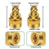 Easy Operation Low Car Side Quick Coupler Auto Air-Conditioning Hose Adapter Fitting Connector Tool R134A to R1234YF view 3