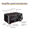 Audio Amplifier Board HiFi Bluetooth Digital Amplifier Audio Power Class D Amplifier for Marine Stereo Audio Speaker, 80W+80W view 2