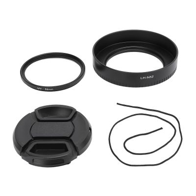 Lens Hood Set, LH N52 Lens Hood + 53mm Filter + Lens Cap Set, Compatible for Z28mm F2.8, Z40mm F2, Z28mmf2.8 SE Lenses