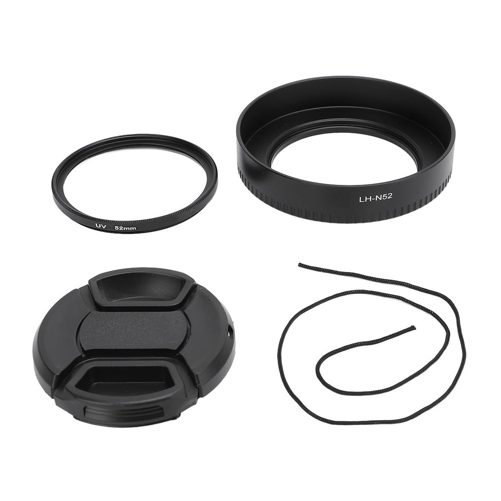 Lens Hood Set, LH N52 Lens Hood + 53mm Filter + Lens Cap Set, Compatible for Z28mm F2.8, Z40mm F2, Z28mmf2.8 SE Lenses