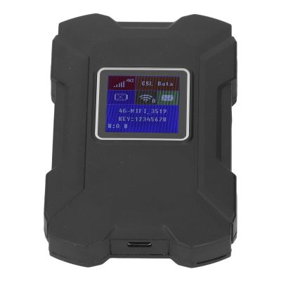 4G Mobile Hotspot for 32 Users, Modem Router with Sim Card Slot 1.44 Inch Screen Portable Hotspot Fast Hotspot Router for Travel for Americas Europe Australia (Black)