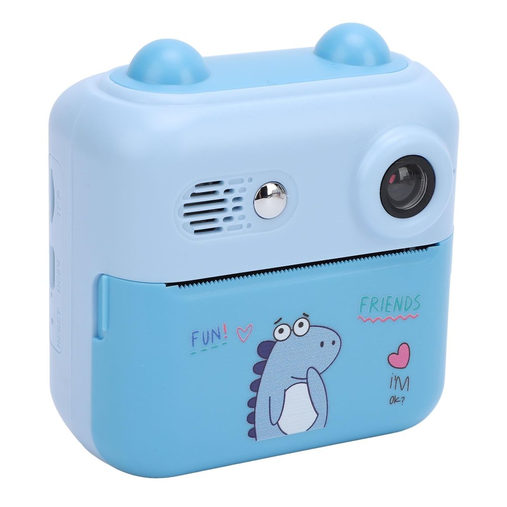 Instant Camera 50MP 1080P Digital Zoom 2.4 Inch Screen 1000mAh Camera for Travel (Blue)