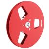 5 Inch 3 Holes Universal Open Reel, Classic Aluminum Alloy Empty Tape Reel for Reel to Reel Recorder Repairing, with Wind Resistant NAB Flanges, for Studer 1/4 Inch Tape (Red) view 1