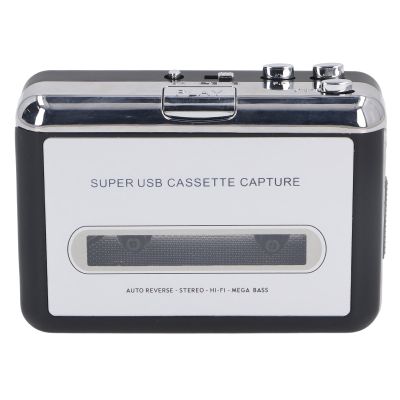 Portable Cassette Player, USB to MP3 Cassette Converter with Headphone, Portable Cassette Tape Player Adapter for Capturing Music to CD,