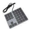 Slim Wired Numpad with Mechanical Design, 400MBps Transfer Rate, 34 Keys for Laptop Desktop PC, Designed for Data Input Professionals, for OS X Support view 1