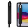 TOCCOOL Vegan Leather Stylus Holder with Elastic Band, Protective Pen Sleeve for Secure Tablet Attachment, Compatible with Most Stylus Pens & Digital Pencils, Tablet Accessory(Black) view 1