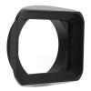 62mm Square Metal Lens Hood, Camera Lens Hood with Lens Cap, Thread Installation Compatible with 62mm Lenses view 1