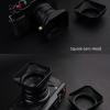 62mm Square Metal Lens Hood, Camera Lens Hood with Lens Cap, Thread Installation Compatible with 62mm Lenses view 4