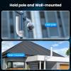2Pcs Bridge Bracket Mount Stainless Steel J Pole Accessory for Outdoor Security Cameras view 2