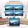 Wireless HDMI Transmitter and Receiver, Support Up to 6 Receivers, 5.8G WELUSOPU HDMI Wireless Extender Casting Video Audio for PC Laptop Camera Cable Box to Multiple TVs Monitors Projectors -165FT view 3