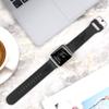 Blessed with Cross and Flowers Watch Band compatible with Apple Watch Laser Engraved iWatch Band Silicone 38mm 40mm 41mm 42mm 44mm 45mm 46mm 49mm Strap Jesus Psalm Christian God Faith (Black, 38/40/41/42(Series 10)mm S/M) view 2