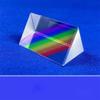 Microscope Rainbow Refraction 30x30x30/50/100/120/130/150/200mm Triangular Equilateral Prism Optical Science Experiment Quadratic(30x30x30x50mm) view 3