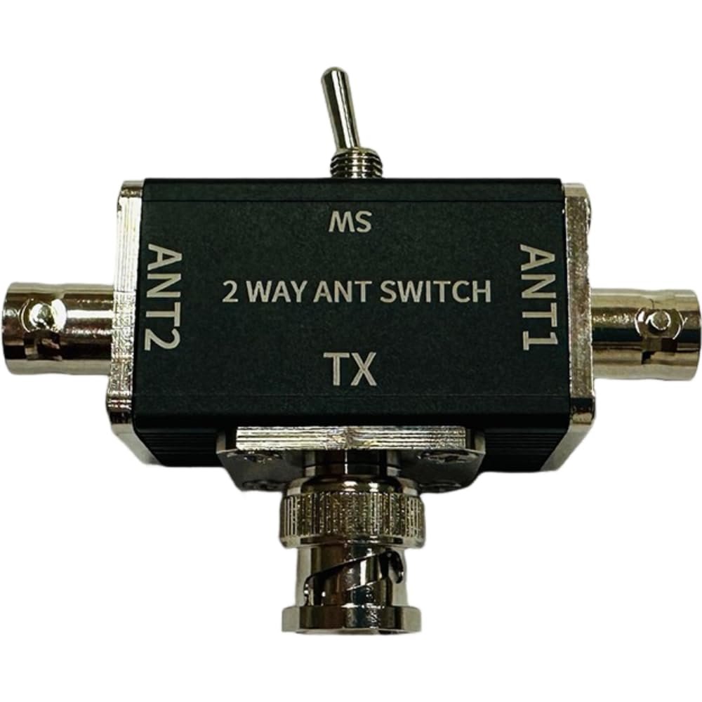 2 Way CB/HAM Antenna Coax Switch 100W 1-30MHz Optional SO239/BNC Connector (BNC)