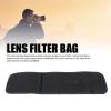 Gugxiom 95mm Lens Filter Pouch, 3 Camera Lens Filter Case, with Belt Loop, Up to 95mm CPL ND Filter and 4x4in 100mmx100mm Square Filter view 2
