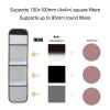 Gugxiom 95mm Lens Filter Pouch, 3 Camera Lens Filter Case, with Belt Loop, Up to 95mm CPL ND Filter and 4x4in 100mmx100mm Square Filter view 4