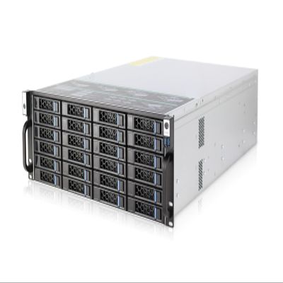 Boartechs 4U 19inch 560MM Deepth Rack Mount Hot-swap Chassis 24HDD 24Bays NVR IPFS Cloud Storage IPC Server Case Support ATX Power Supply(GZK-880 4 Circuits)
