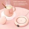 Heating Warm Coaster - 2025 New Coffee Mug Warmer with Temperature Display, 8Hrs Auto Shut Off, Smart Constant Temperature Coaster, Automatic Heating Coaster Base Touch Coffee Warmer (White) view 3