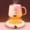Heating Warm Coaster - 2025 New Coffee Mug Warmer with Temperature Display, 8Hrs Auto Shut Off, Smart Constant Temperature Coaster, Automatic Heating Coaster Base Touch Coffee Warmer (White) view 4