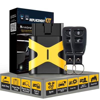 Remote2program Car Key DIY Programming for No Working Remote and Keyless Entry Remote Control Replacement for 2005-2009 Hyundai Tucson with FCC: OSLOKA-320T (3 BUTTON/OSLOKA-320T)