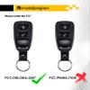Remote2program Car Key DIY Programming for No Working Remote and Keyless Entry Remote Control Replacement for 2005-2009 Hyundai Tucson with FCC: OSLOKA-320T (3 BUTTON/OSLOKA-320T) view 4